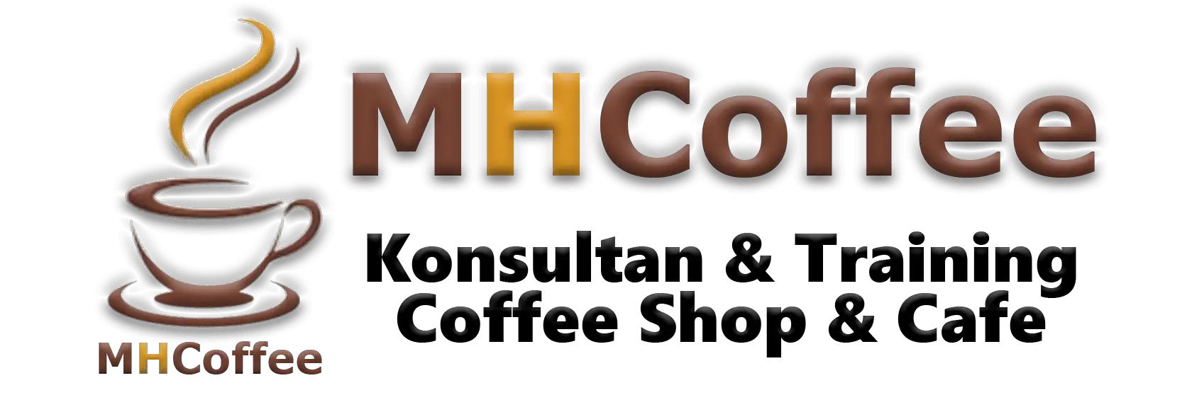 Lambang MHCoffee Training & Konsultan Coffee Shop & Cafe 180px