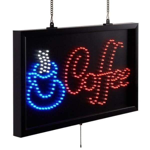 LED Signs - peralatan coffee shop